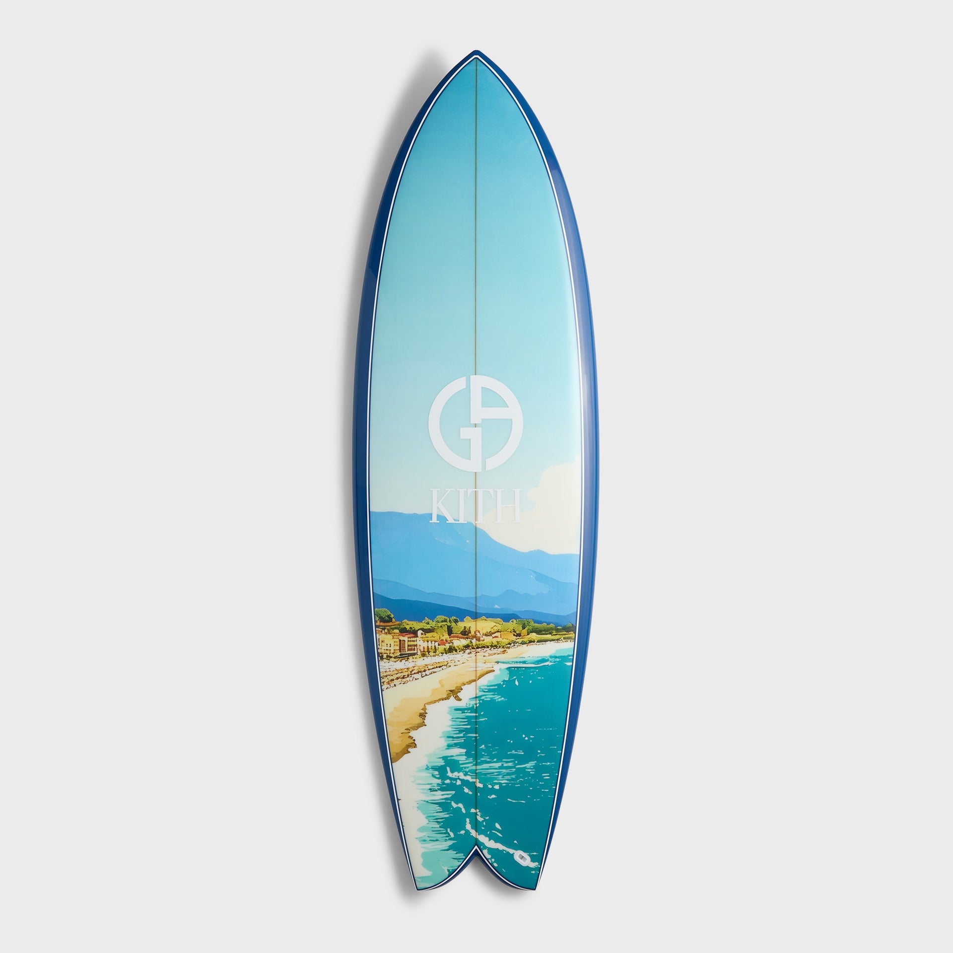 Giorgio Armani & Kith Forte Dei Marmi Surfboard - Multi