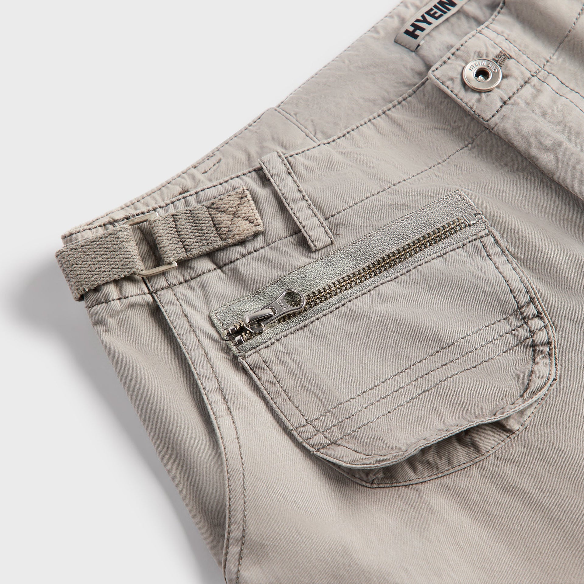 Hyein Seo Convertible Pocket Pants in Moon Grey