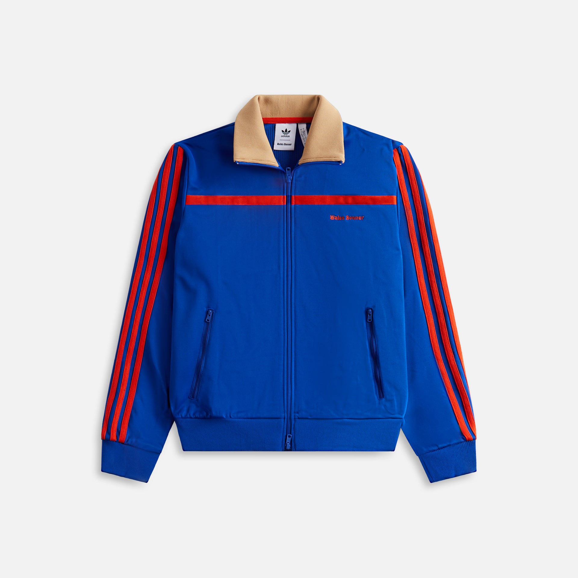 adidas Originals by Wales Bonner Jersey Track Top - Royal Blue / Sand