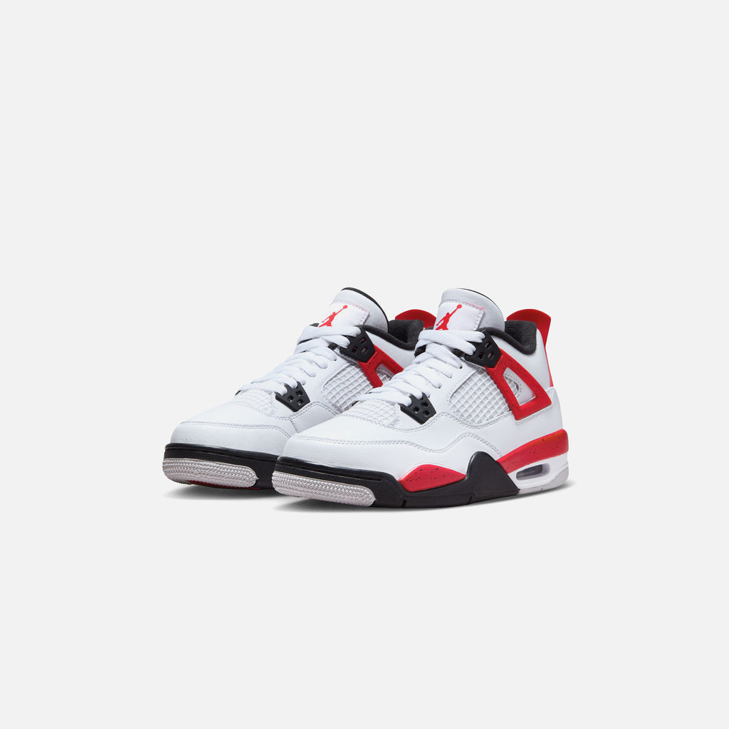 Jordan retro 4 2025 red black and white