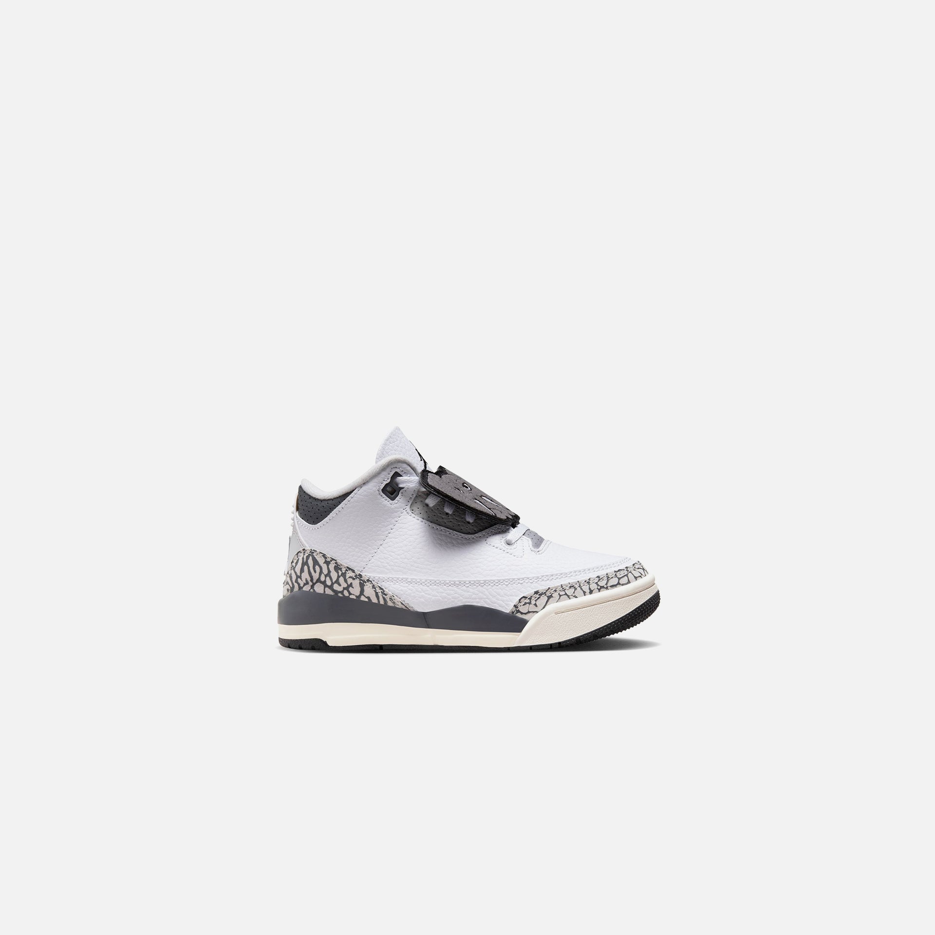 Nike PS Air Jordan 3 Retro HNS - White / Black Iron / Light Ash Grey