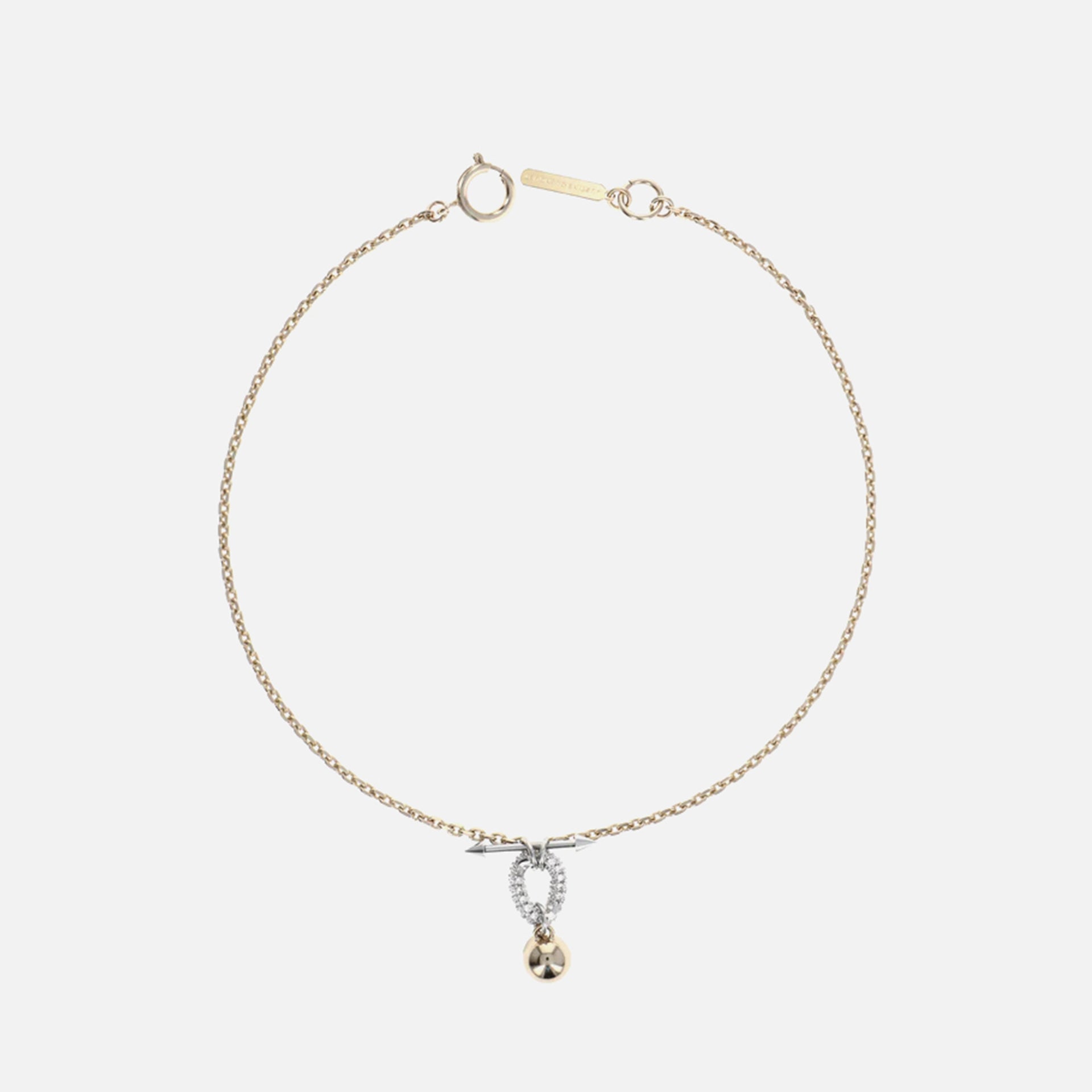 Justine Clenquet Darcy Choker - Gold / Palladium