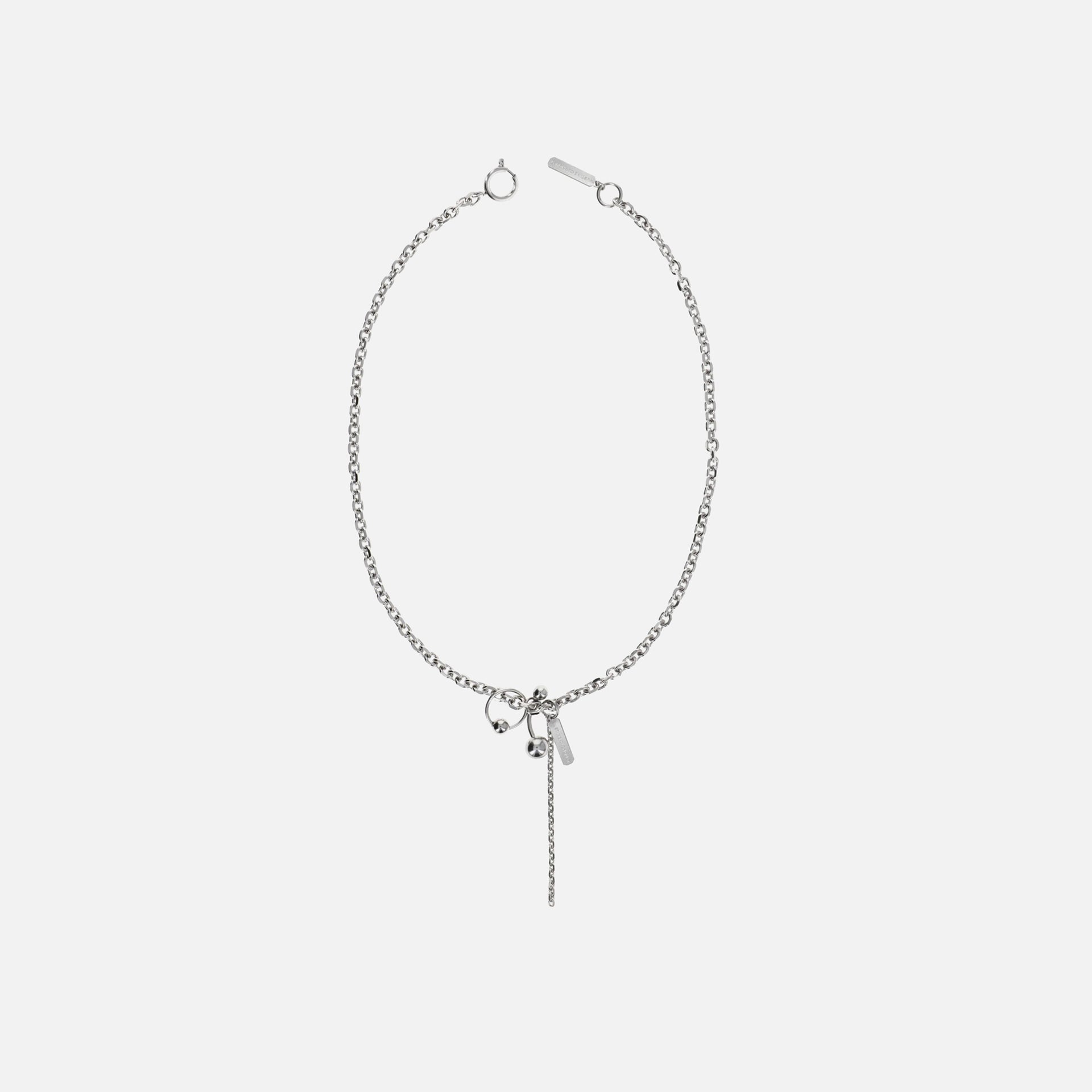 Justine Clenquet Evie Necklace - Palladium