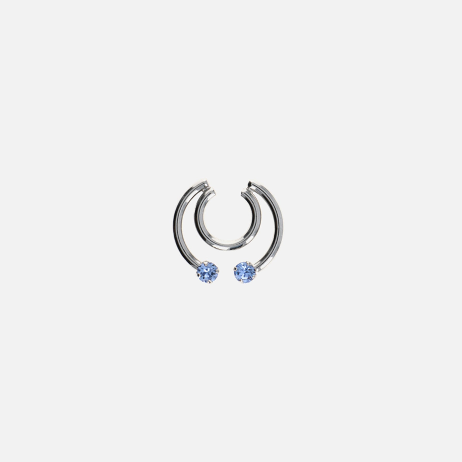 Justine Clenquet Heather Ear Cuff - Denim Blue
