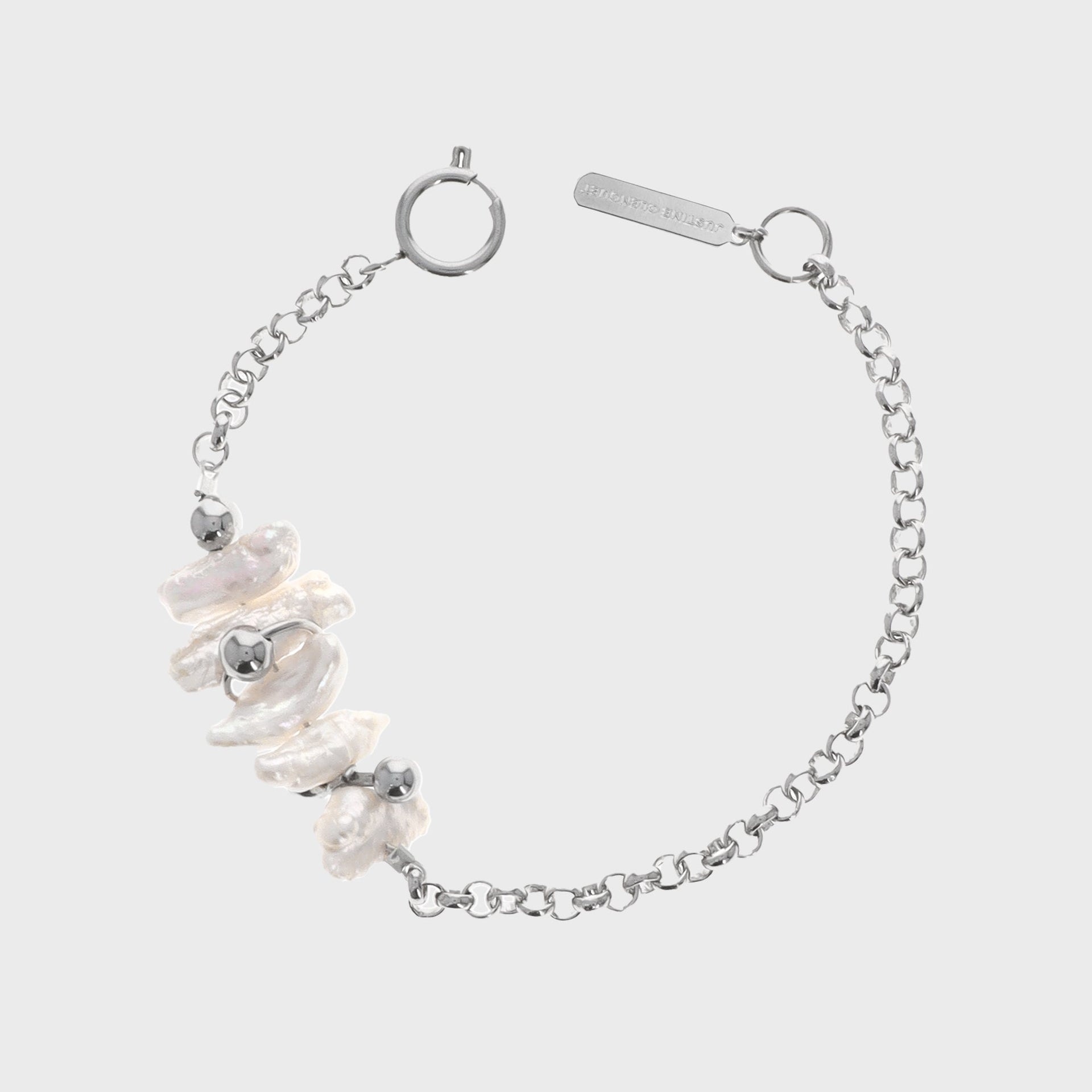 Justine Clenquet Sunny Bracelet in Palladium