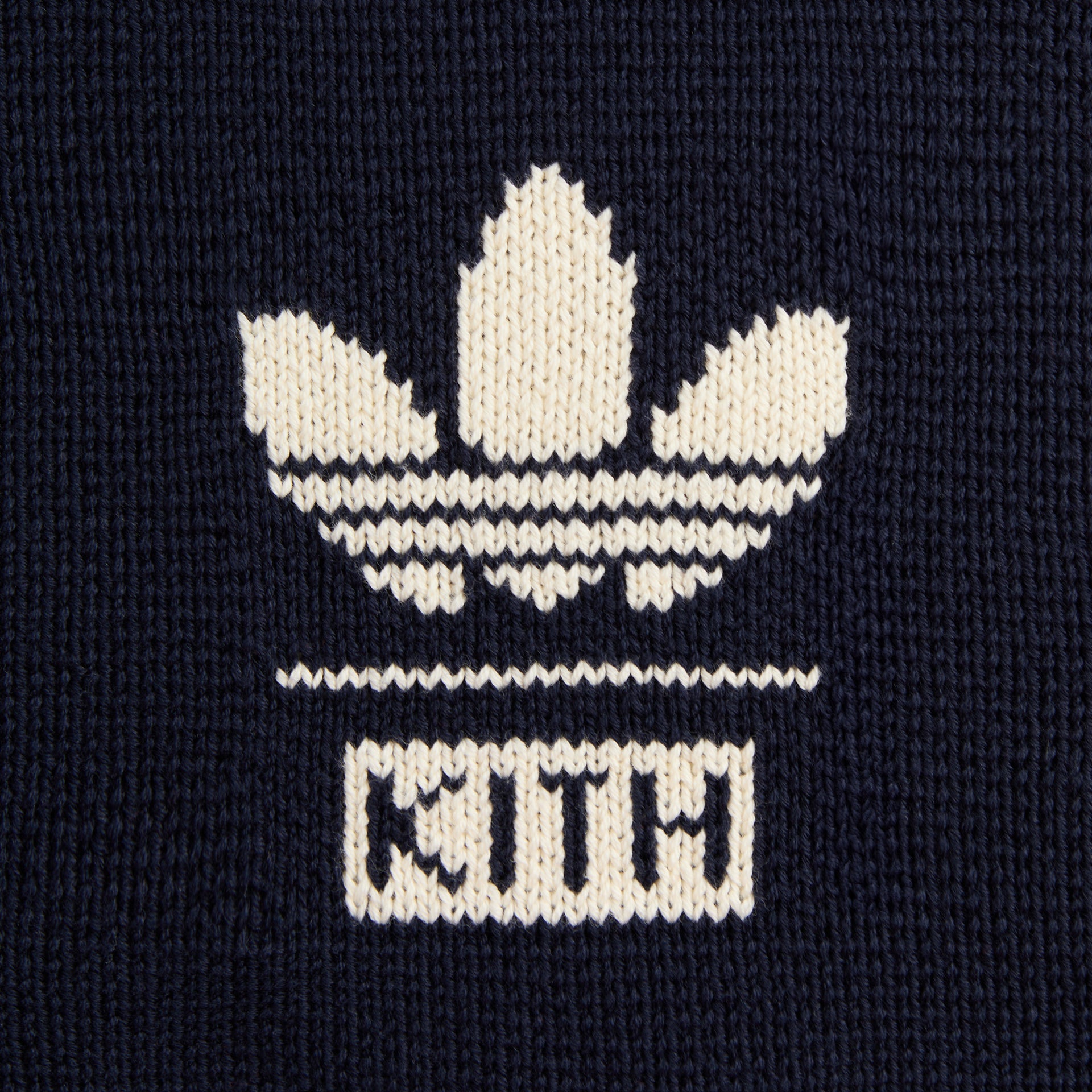 Kith for adidas Football Knit FullinZip Jacket in Legend Ink