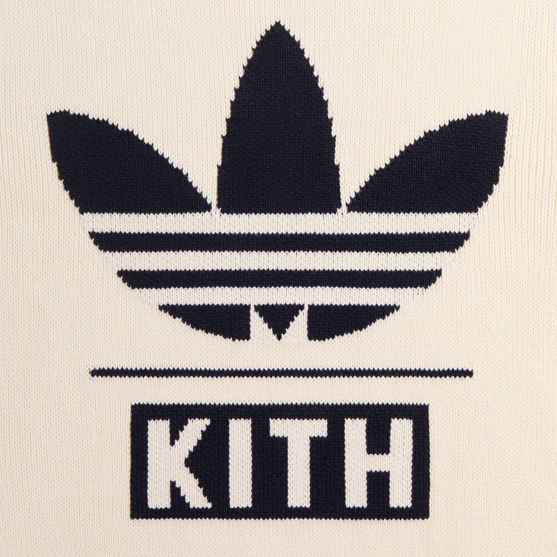 Kith for adidas Football Knit Sweater in Chalk White