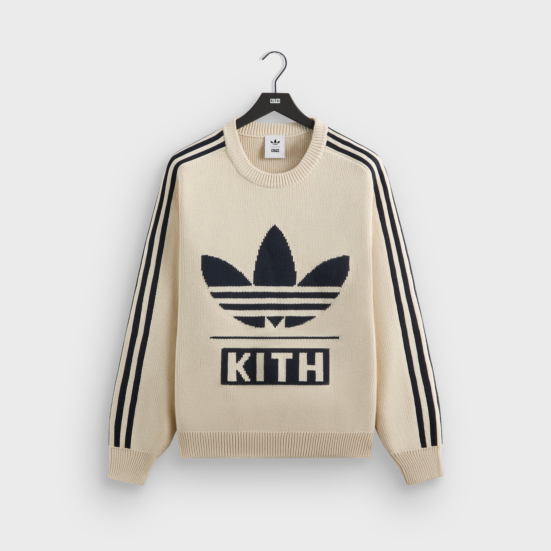 Kith for adidas Football Knit Sweater in Chalk White