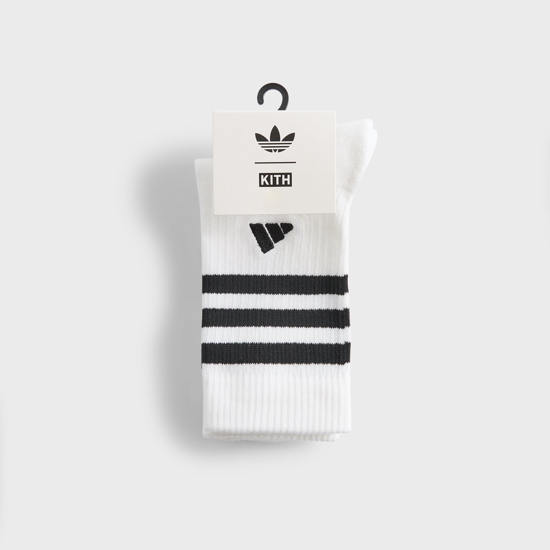 Kith for adidas Football Sock Pack in White / Gray/ Black