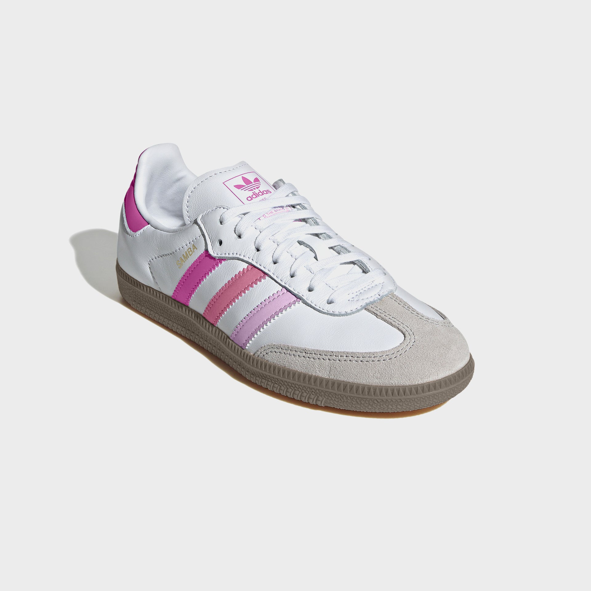 adidas Kids Samba OG - White / Orchid Fusion / Rose Tone