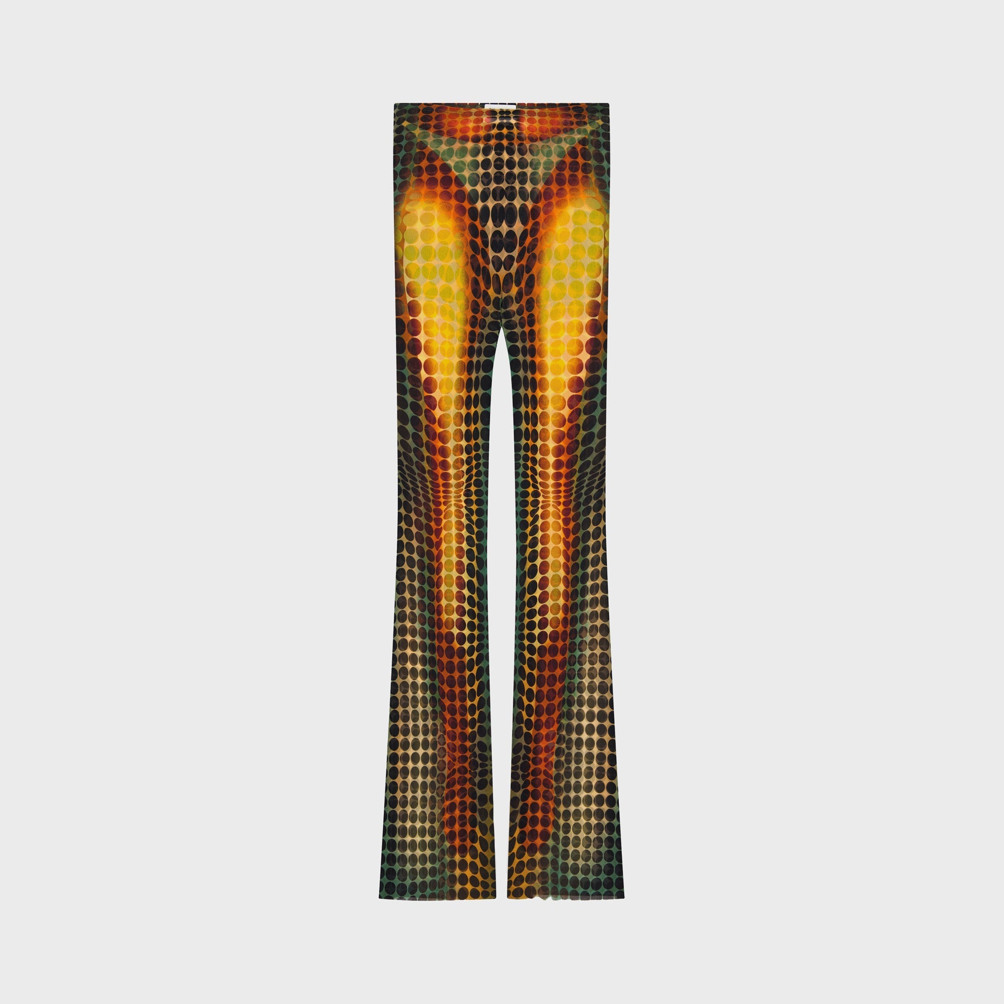 Jean Paul Gaultier Re-Edition Flare Trousers - Orange Multi – Kith