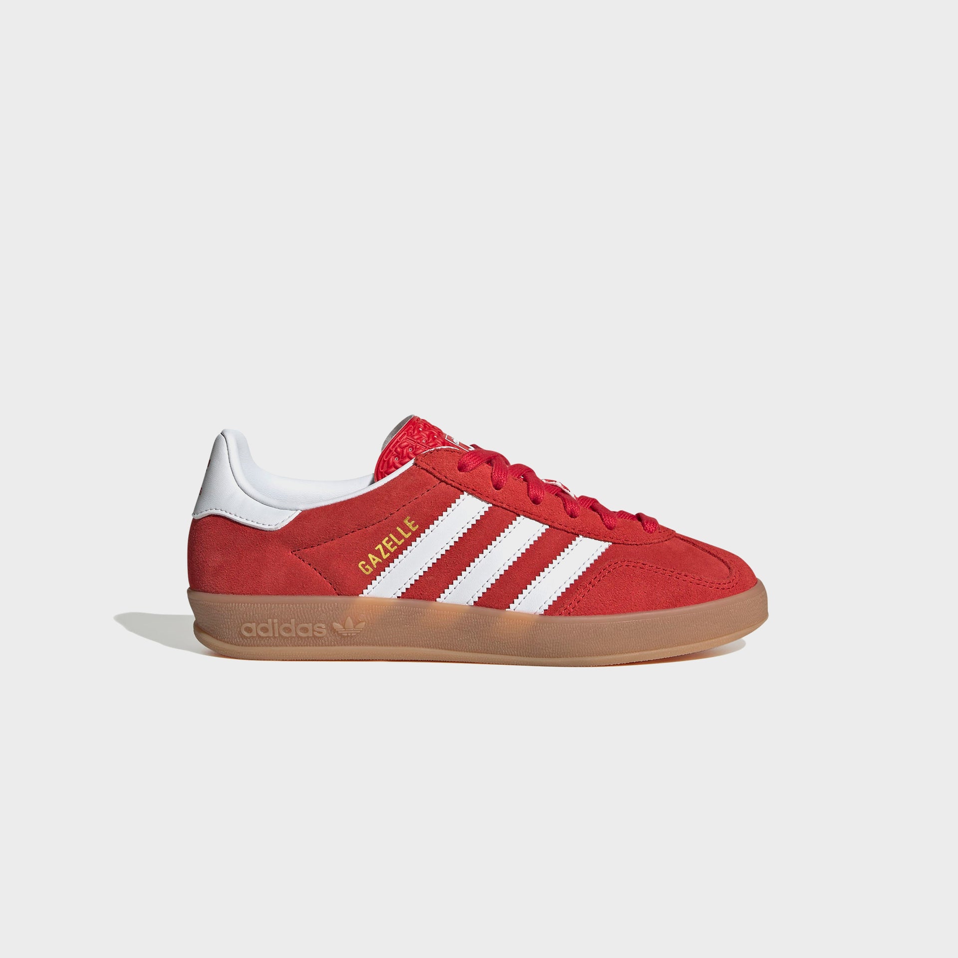 adidas Kids Gazelle Indoor - Better Scarlet / White / Gum 2