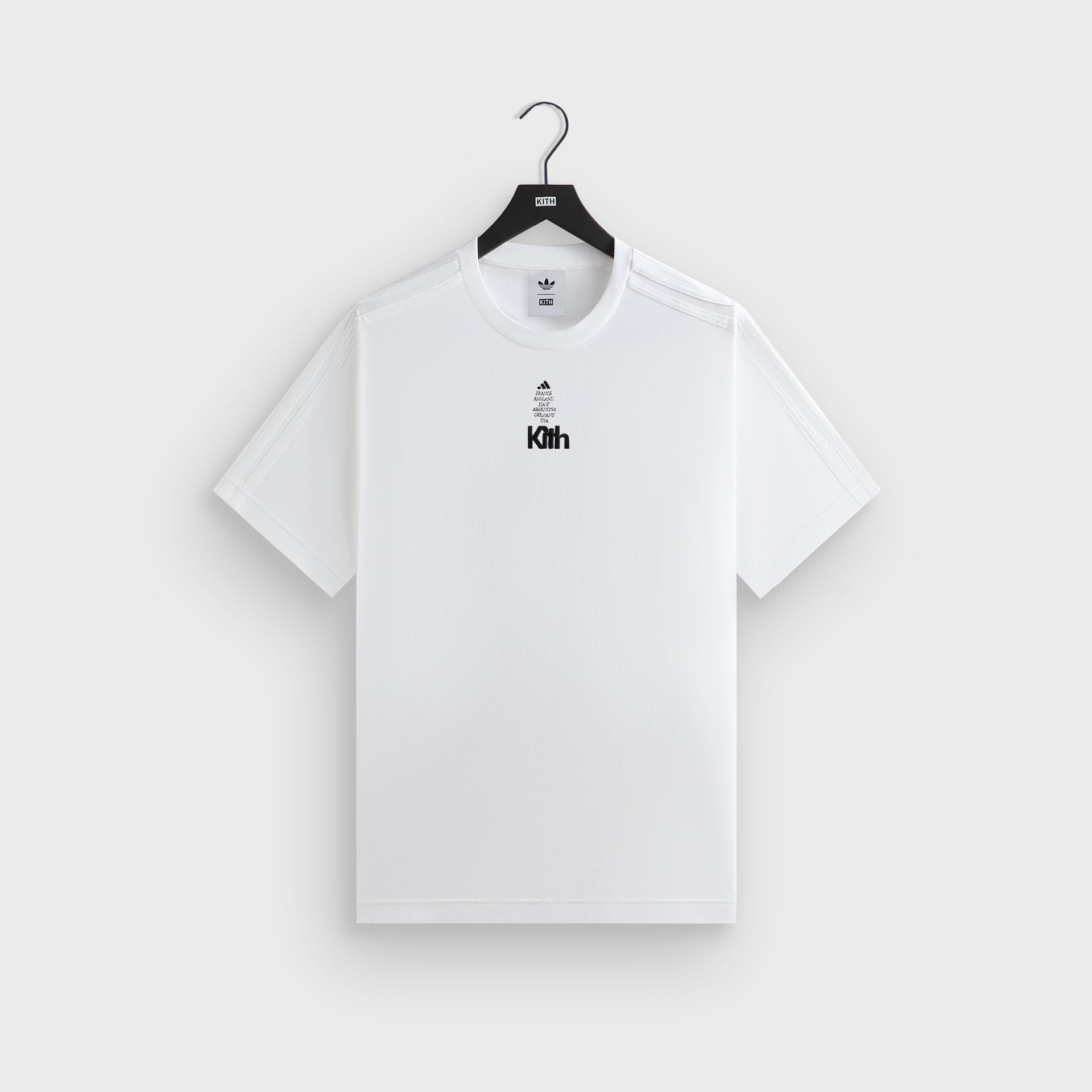 Kith for adidas Football Short Sleeve Tee in White
