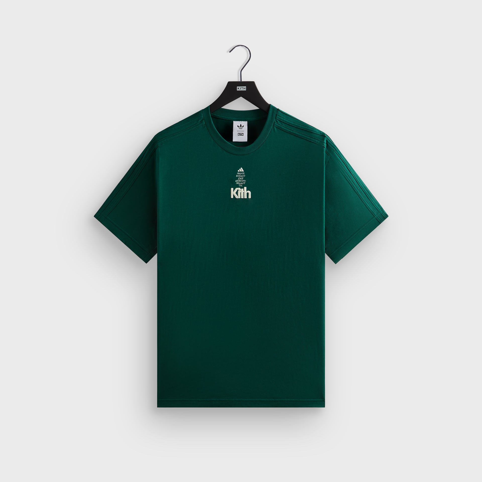 Kith for adidas Football Short Sleeve Tee in Green