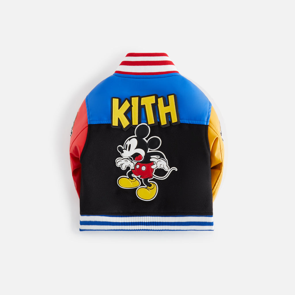 Disney | Kith Baby for Mickey & Friends Wool Varsity Jacket - Black