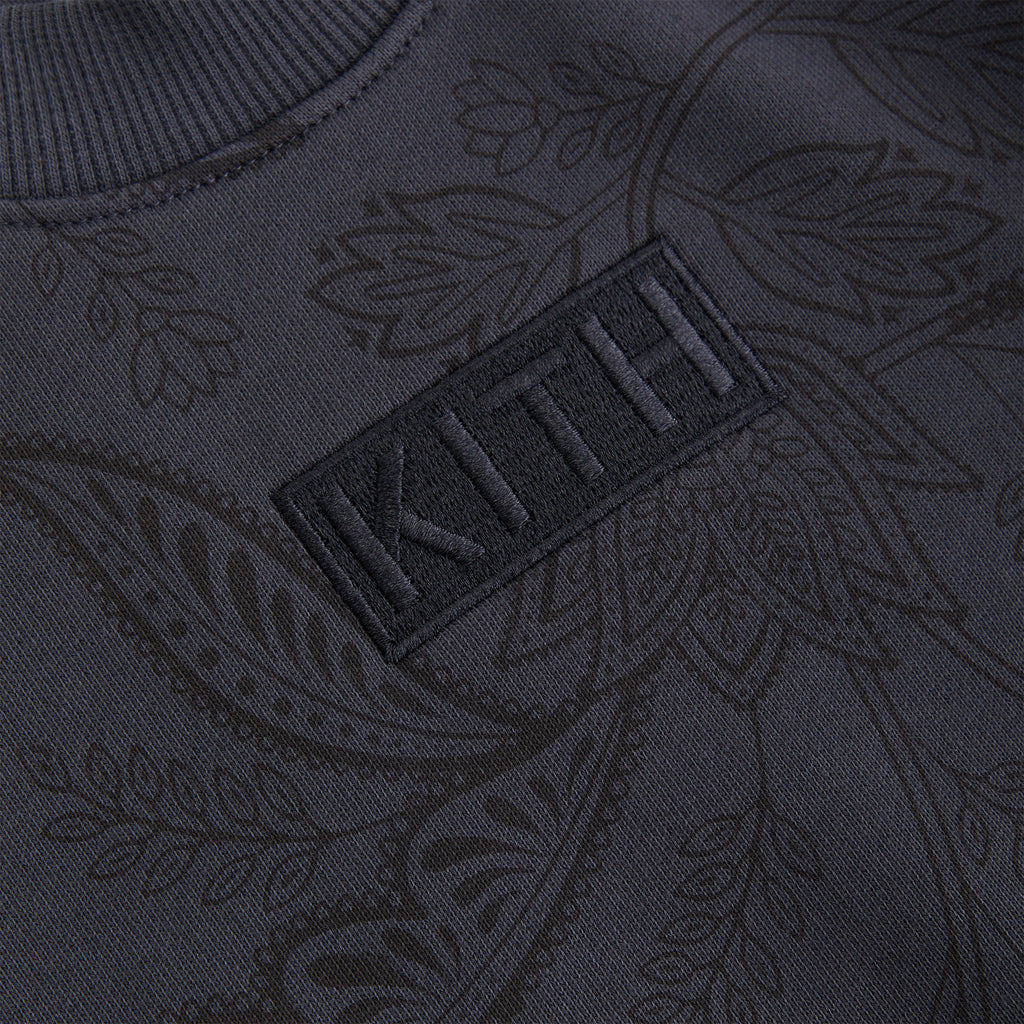 Kith Baby All-Over Print Liam Crew - Black