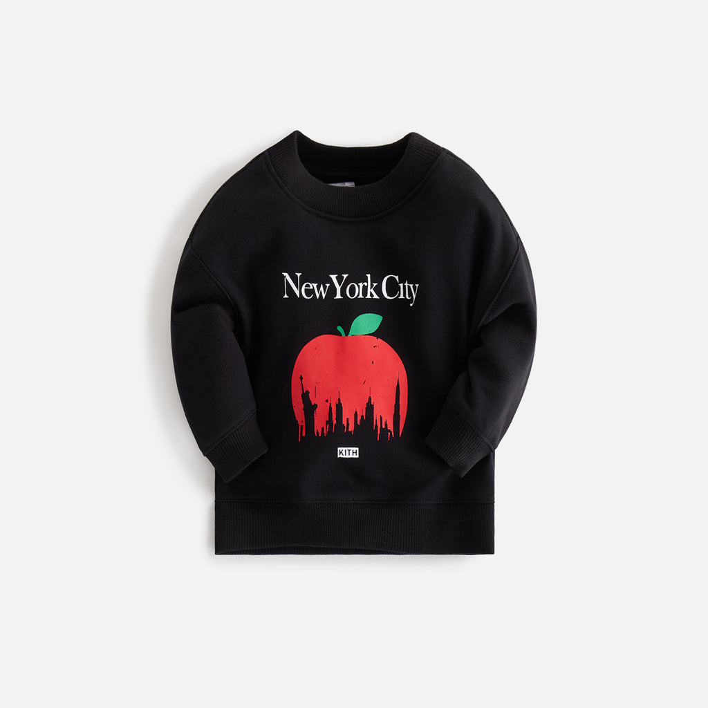 Kith Baby Big Apple Nelson Crewneck - Black