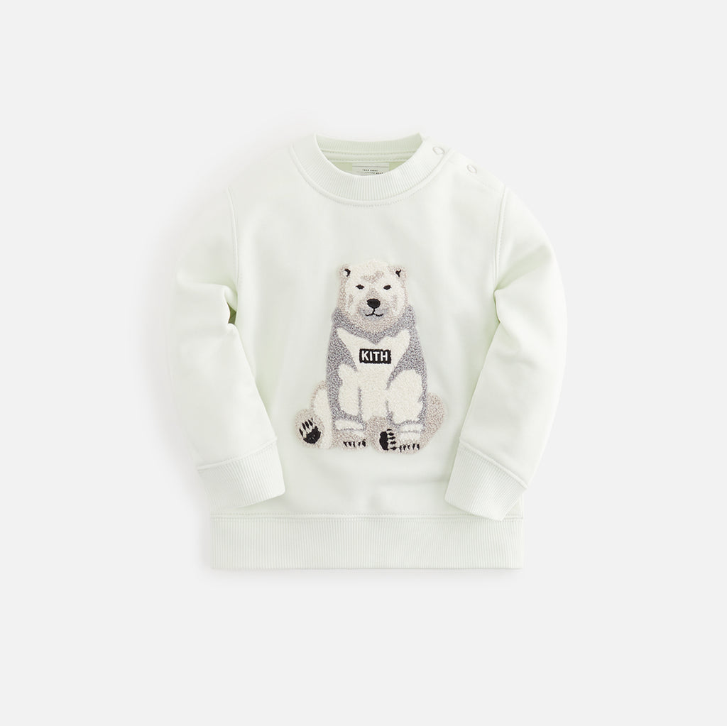 Kithmas Baby Polar Bear Crewneck - Chalk