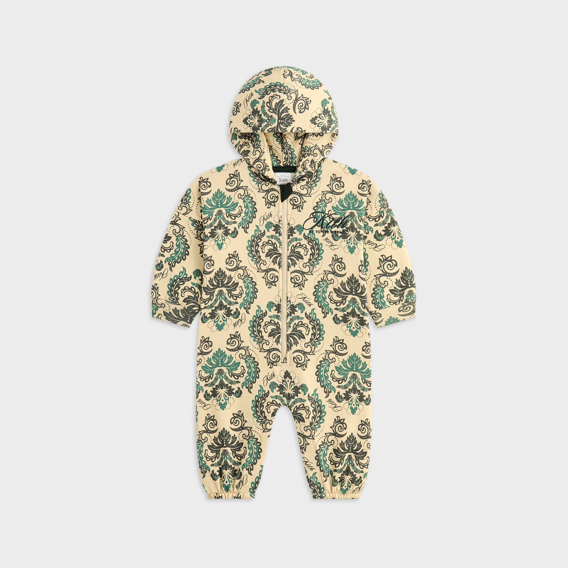 Kith Baby Damask Floral Nelson Coverall - Eternal