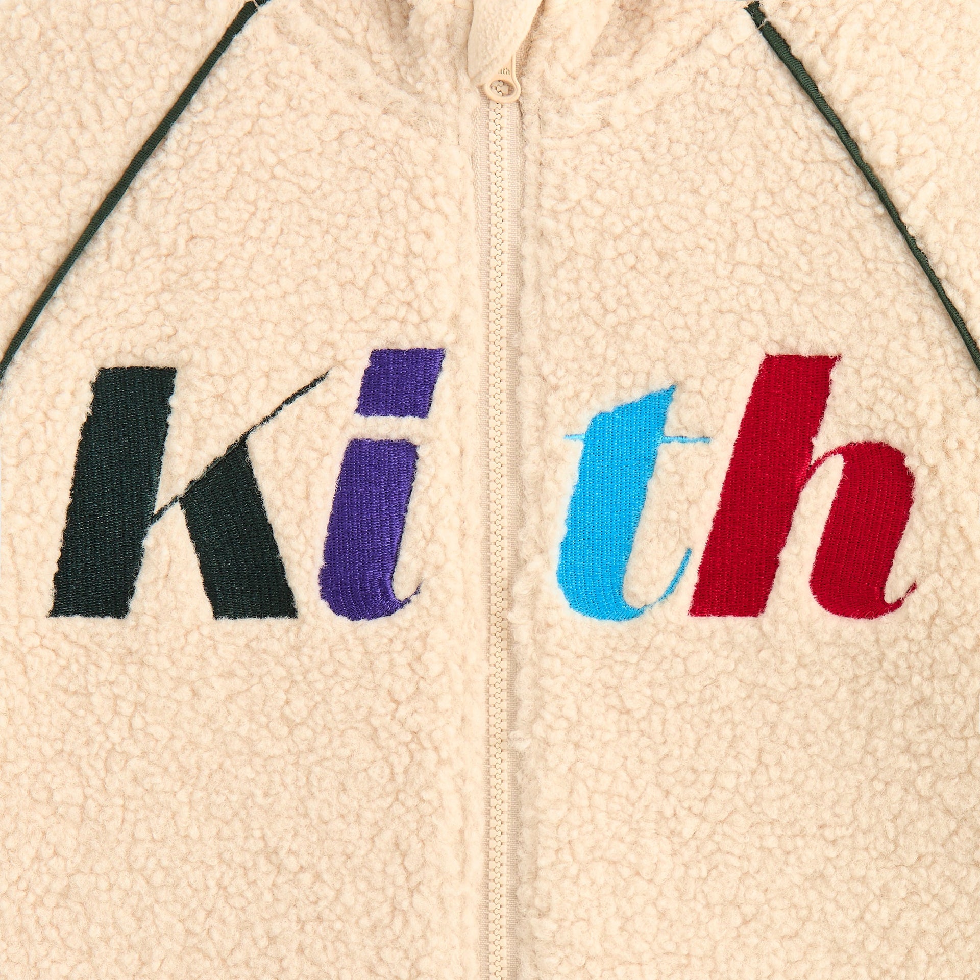 Kith Baby Logo Sherpa Coverall - Oat