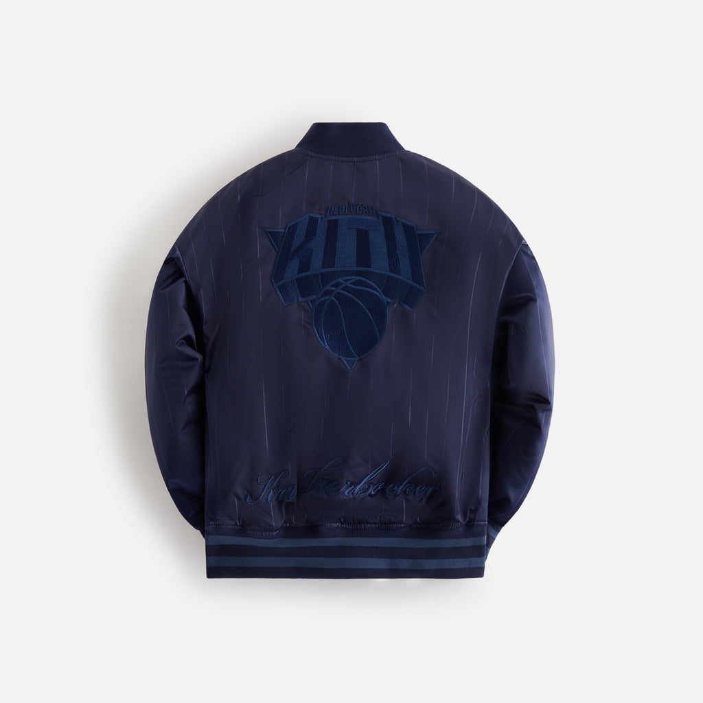 Kith Kids for the New York Knicks Nylon Bomber Jacket - Nocturnal