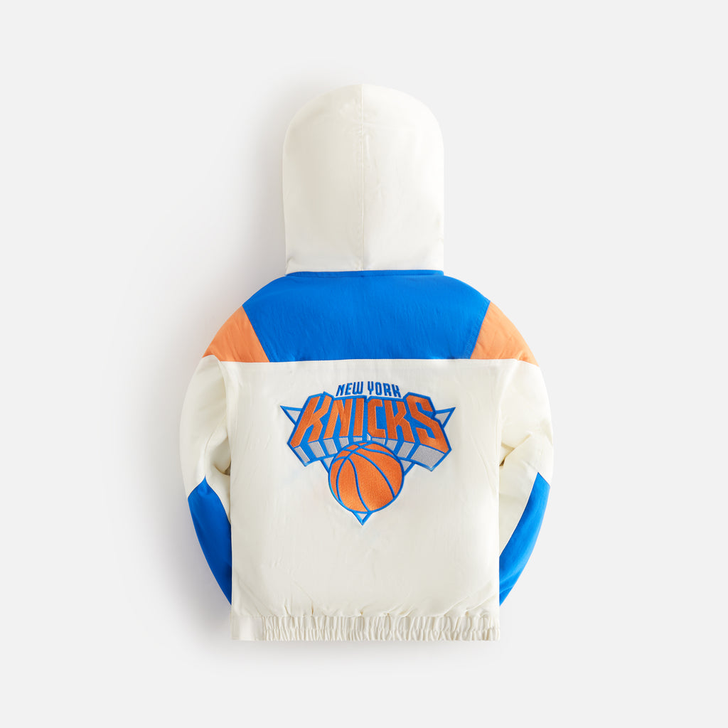 Kith Kids for the New York Knicks Hooded Quarter Zip Anorak Silk