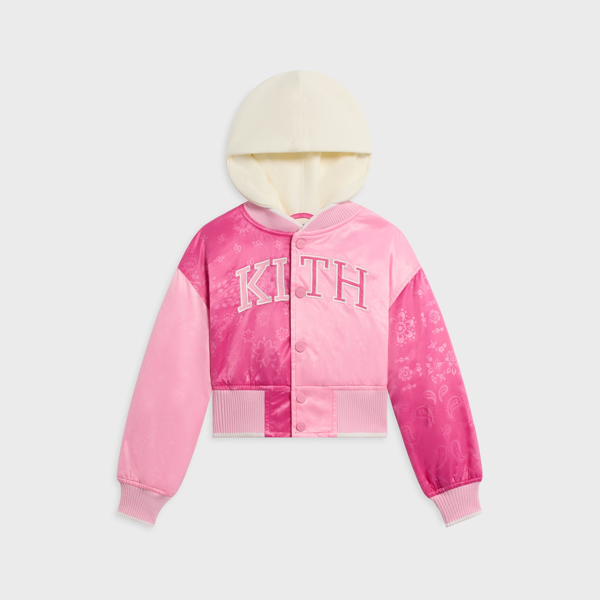 Kith Kids Hooded Cropped Gorman Jacket - Canna