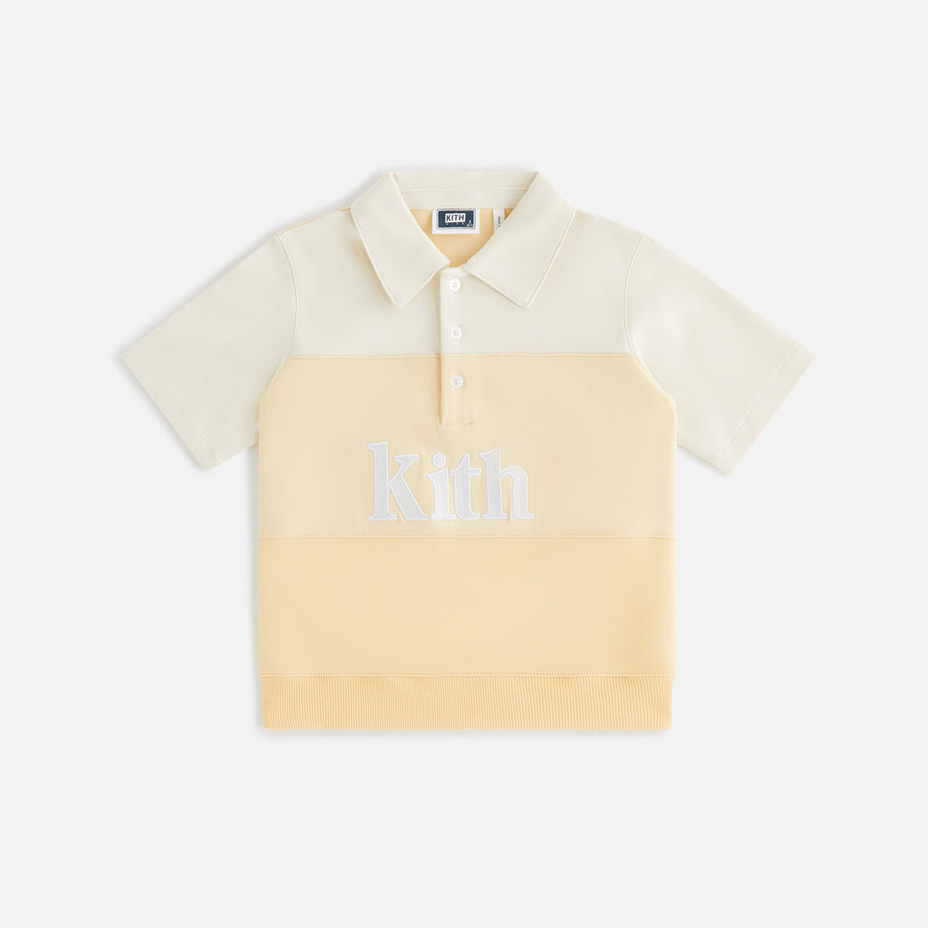 Kith Kids Color-Blocked Graham Polo - Dune