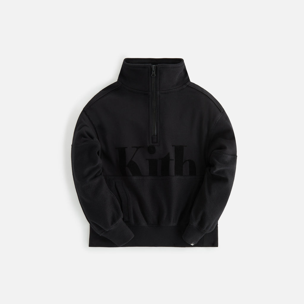 Kith Kids Hunter II Combo Quarter Zip - Black