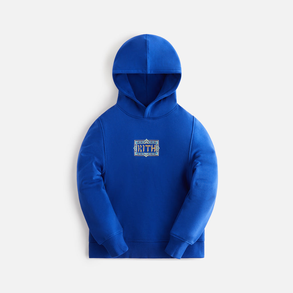 Kith Kids Treats Hanukkah Hebrew Logo Hoodie - Current