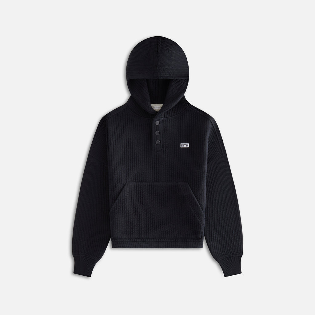 Kith Kids Quilted Harrison Hoodie Black