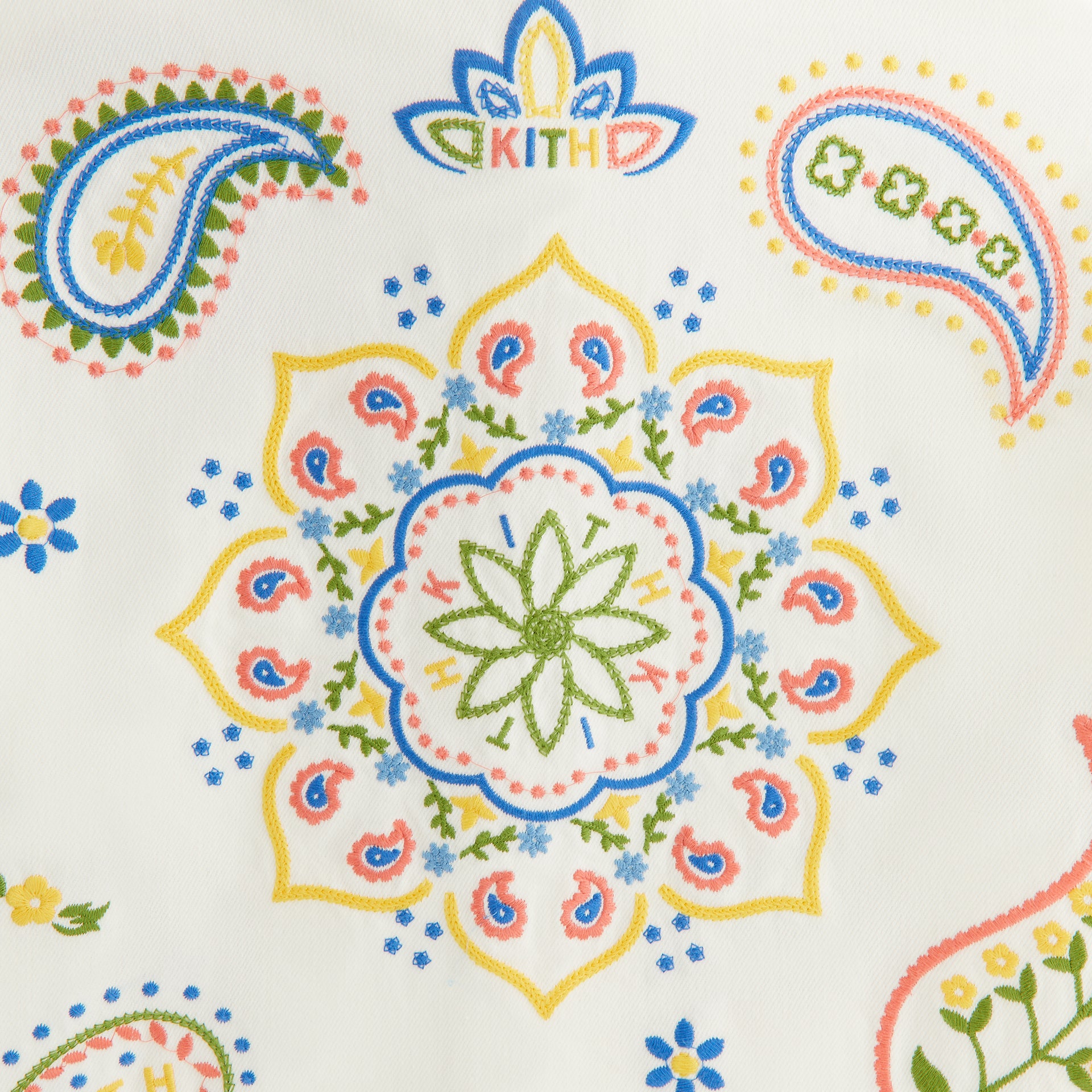 Kith Kids Floral Paisley Apollo Shirt in Silk