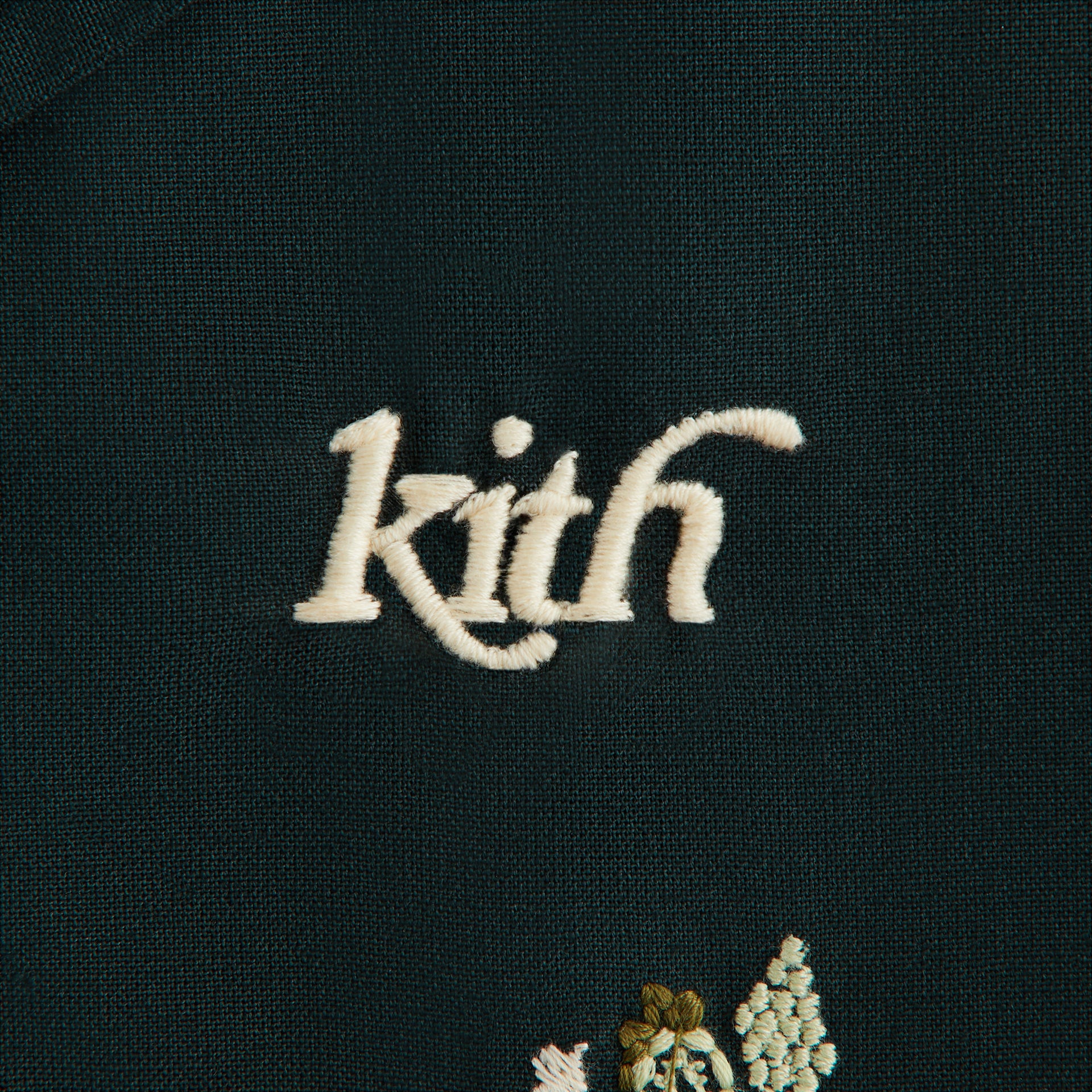 Kith Kids Novelty Thompson Camp Collar Shirt in Stadium