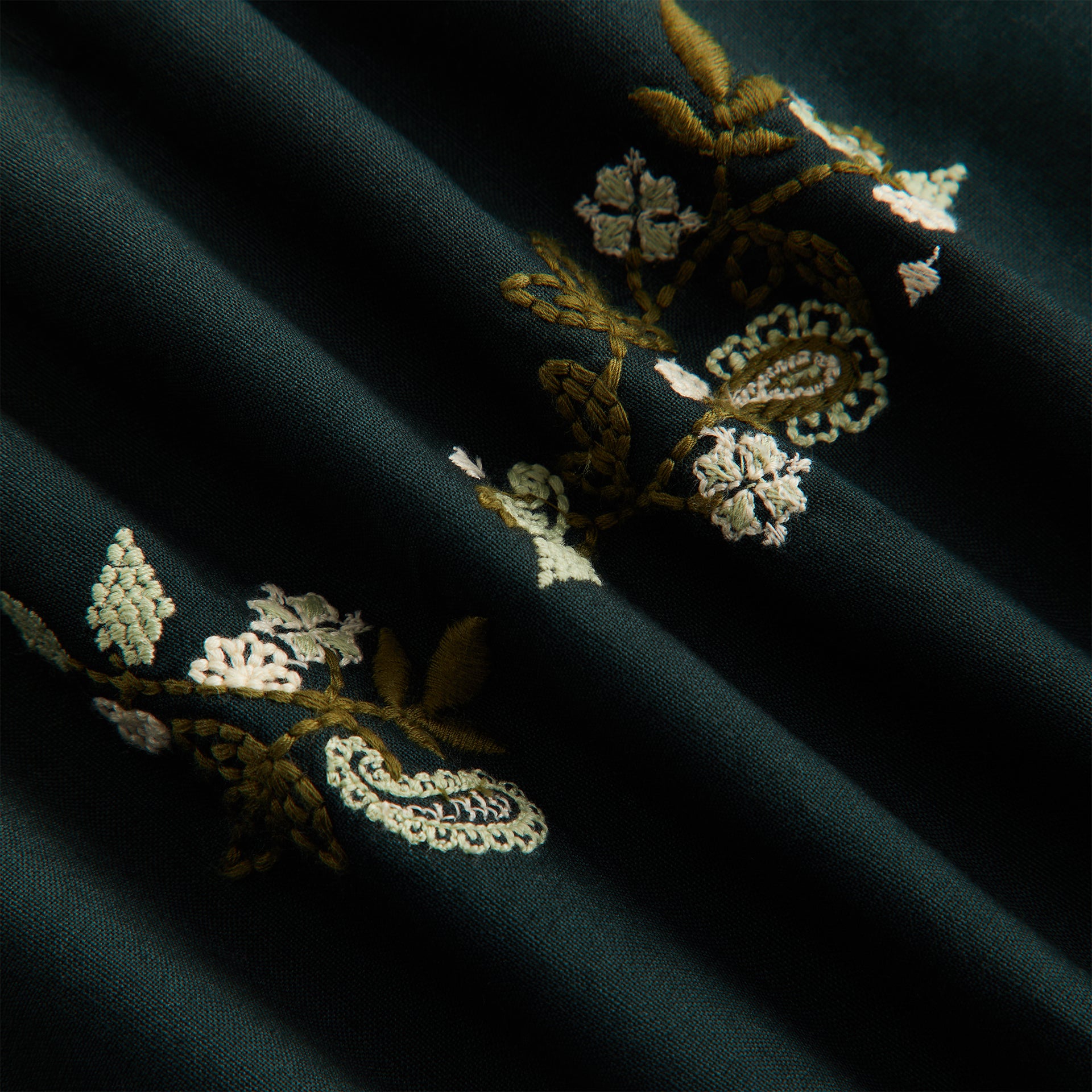 Kith Kids Novelty Thompson Camp Collar Shirt in Stadium