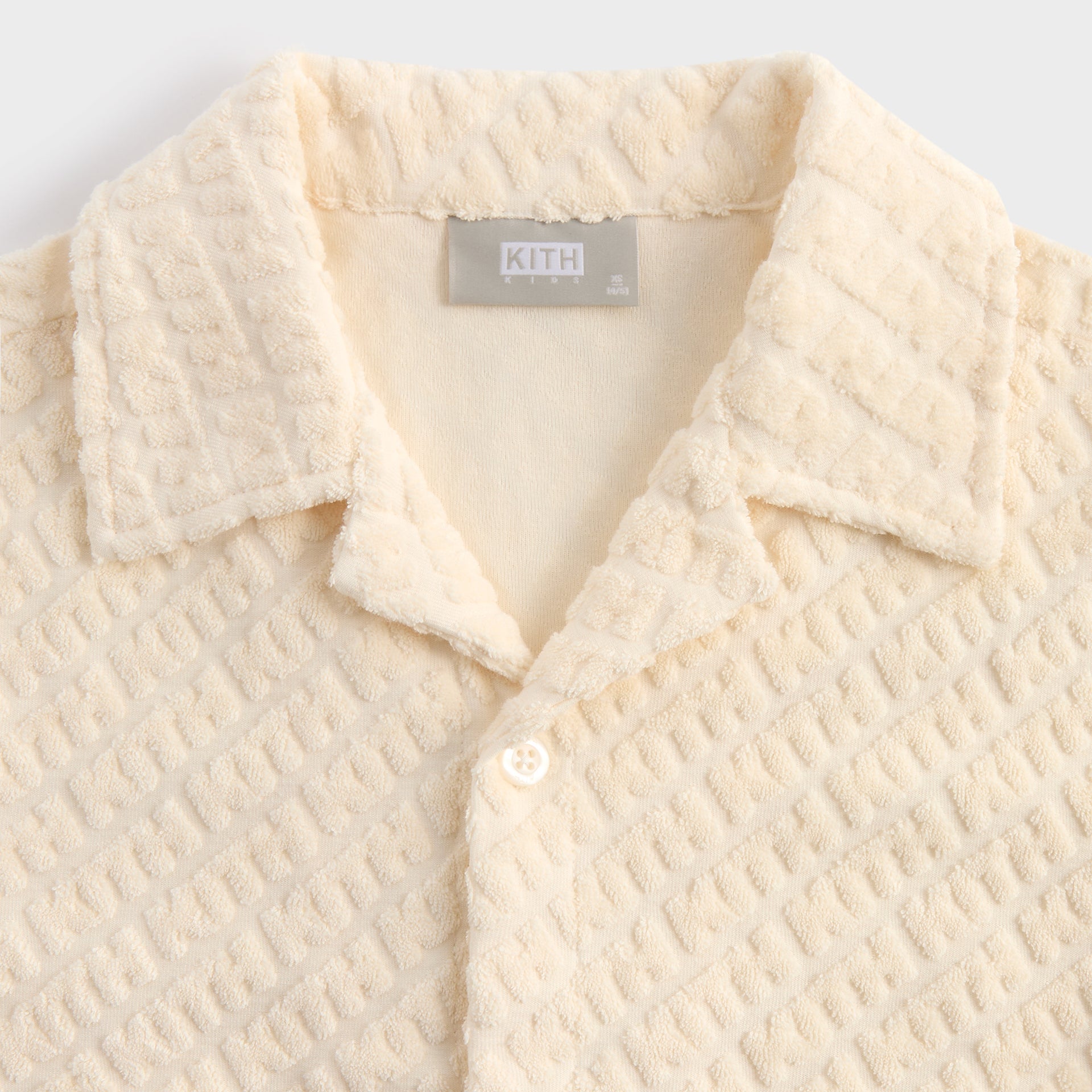 Erlebniswelt-fliegenfischenShops Kids Monogram Terry Camp Shirt - Silk