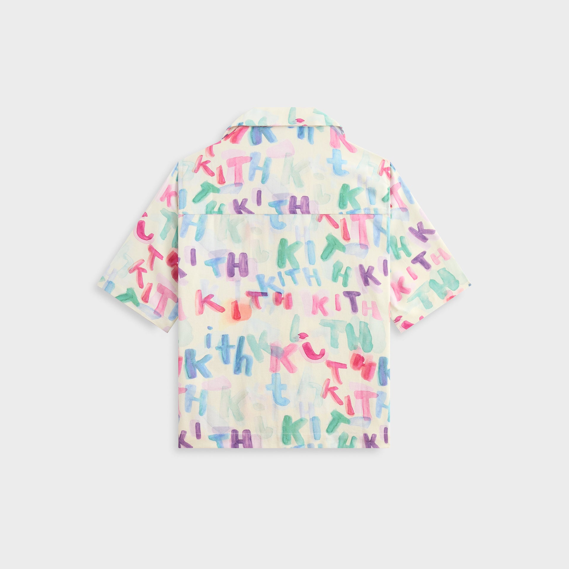 Erlebniswelt-fliegenfischenShops Kids Watercolor Camp Shirt - White