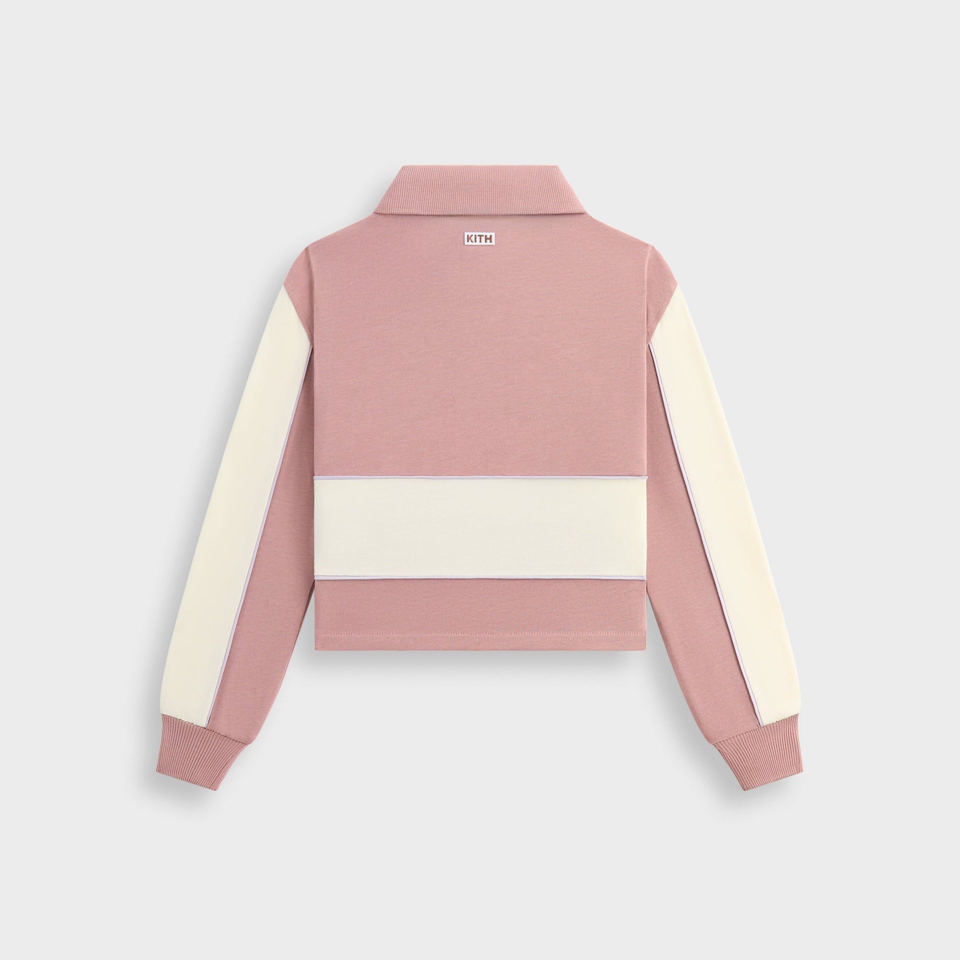 Kith Kids Blocked Cropped Rugby - Dusty Quartz