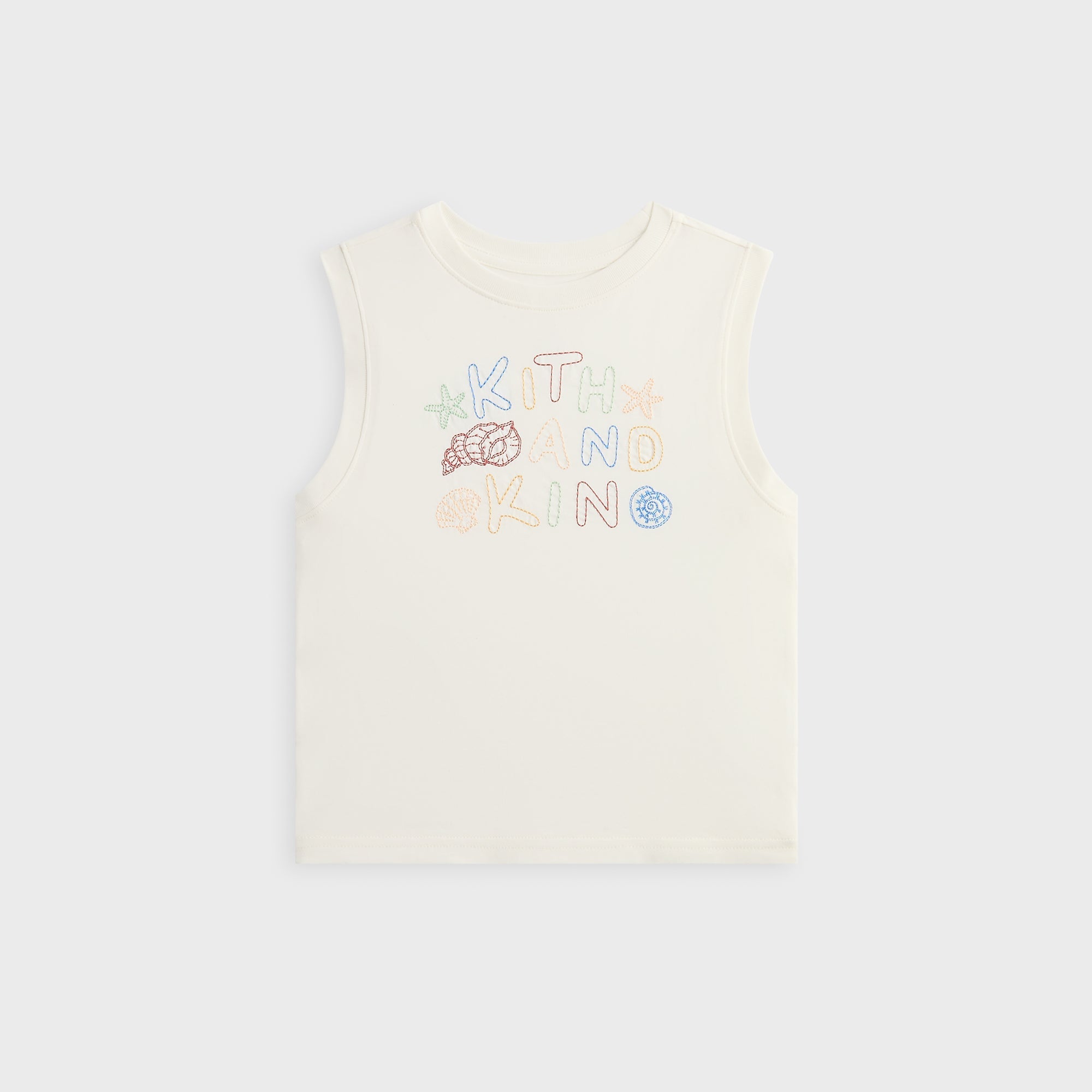 Kith Kids Embroidered Graphic Muscle Tank - Silk