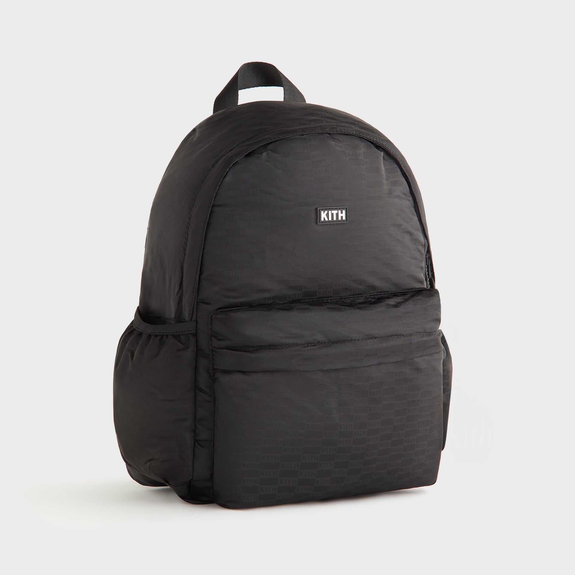 Kith Kids Monogram Nylon Jacquard Backpack - Black