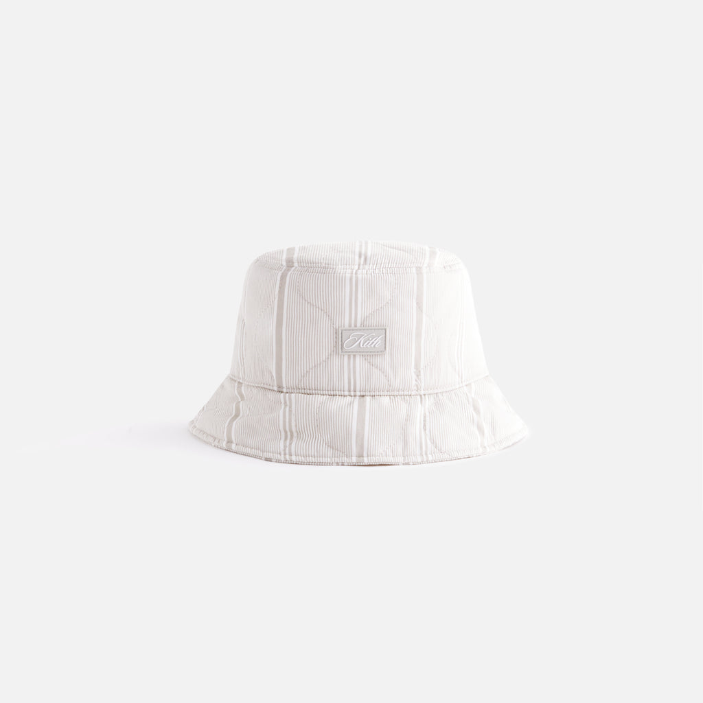 Kith Kids Quilted Bucket Hat - Plaster