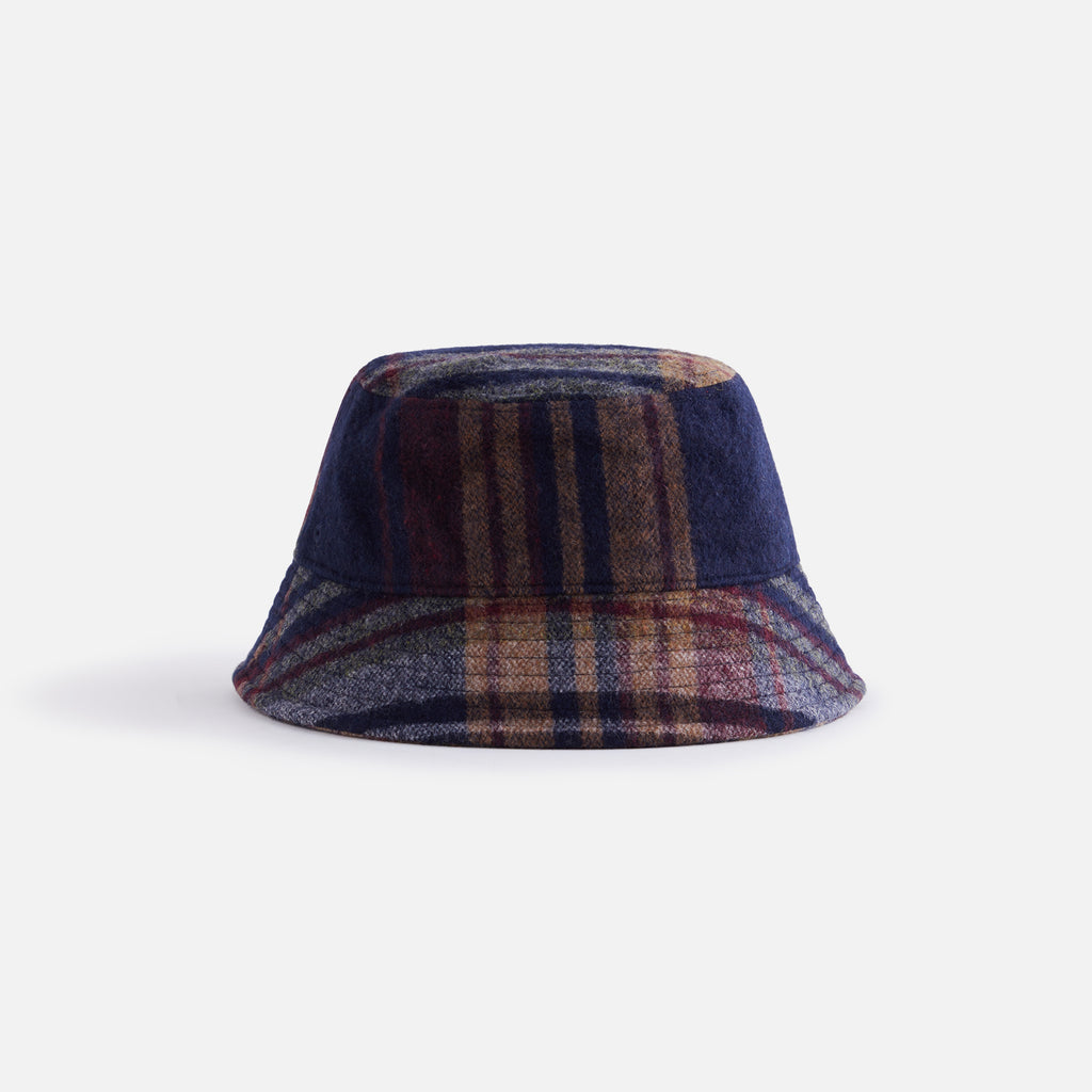 Kith Kids Plaid Bucket Hat - Ink