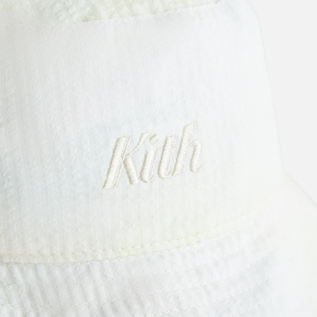 Kith Kids Seersucker Tie Dye Bucket Hat - Spirited