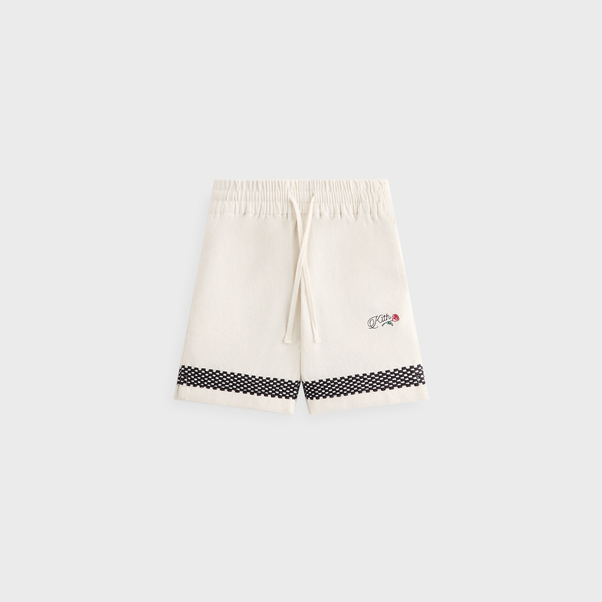 Kith Kids Novelty Logo Thompson Camp Short in Sandrift