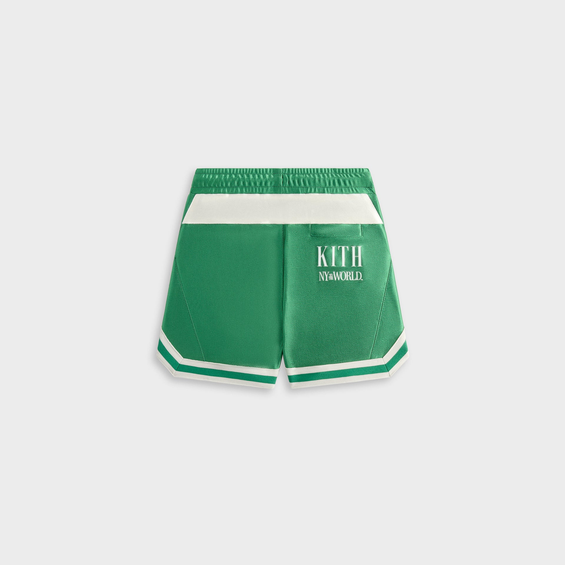 Kith Kids NY to the World Faille Curtis Short - Parrot
