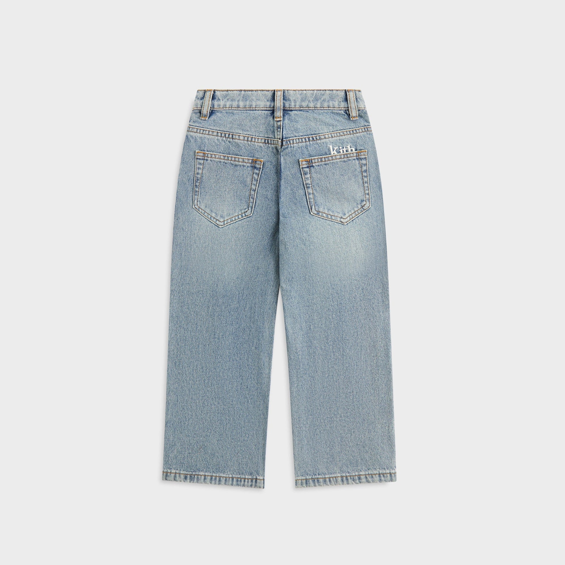 Kith Kids Denim Heston Wide Leg Jean - Roman Wash