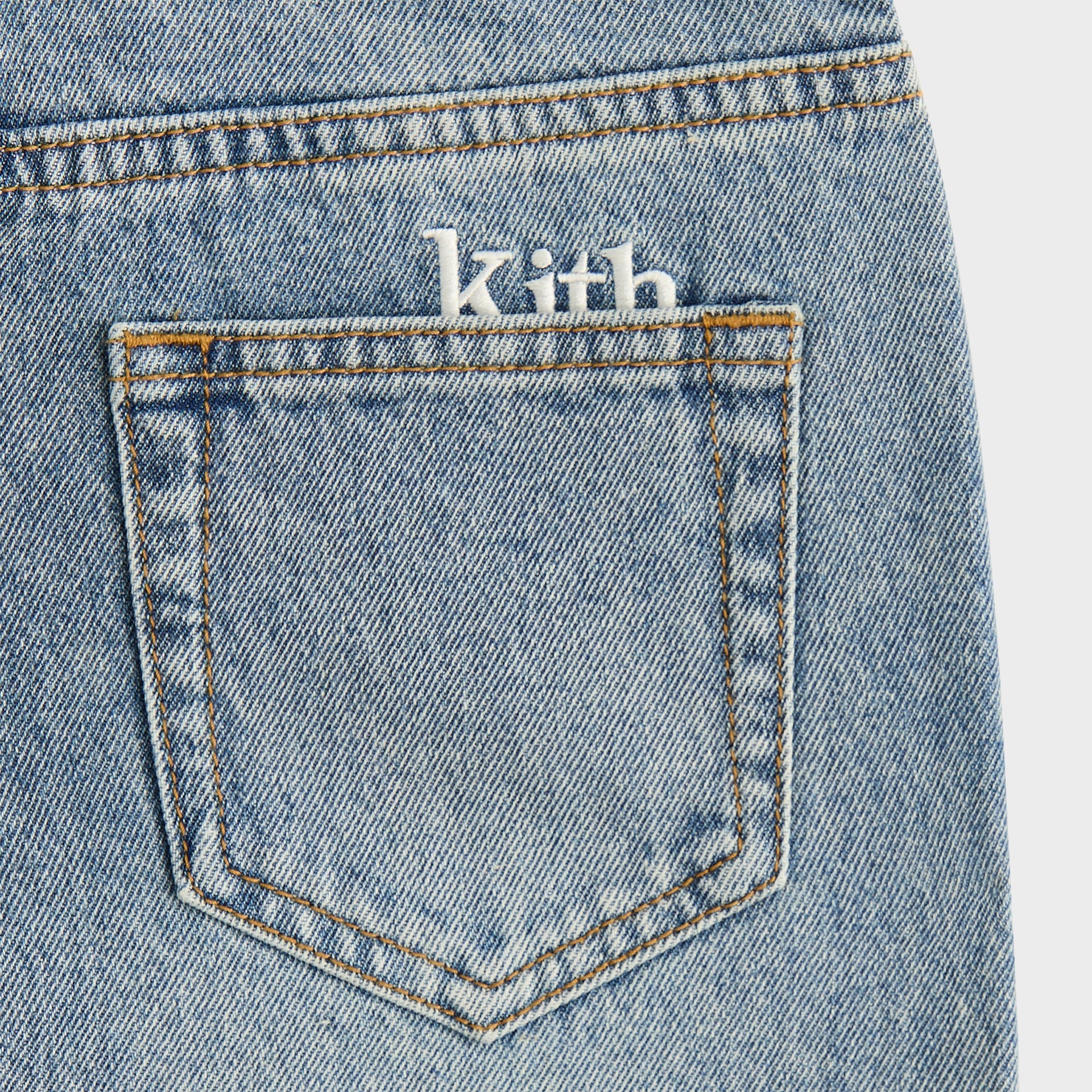 Kith Kids Denim Heston Wide Leg Jean - Roman Wash