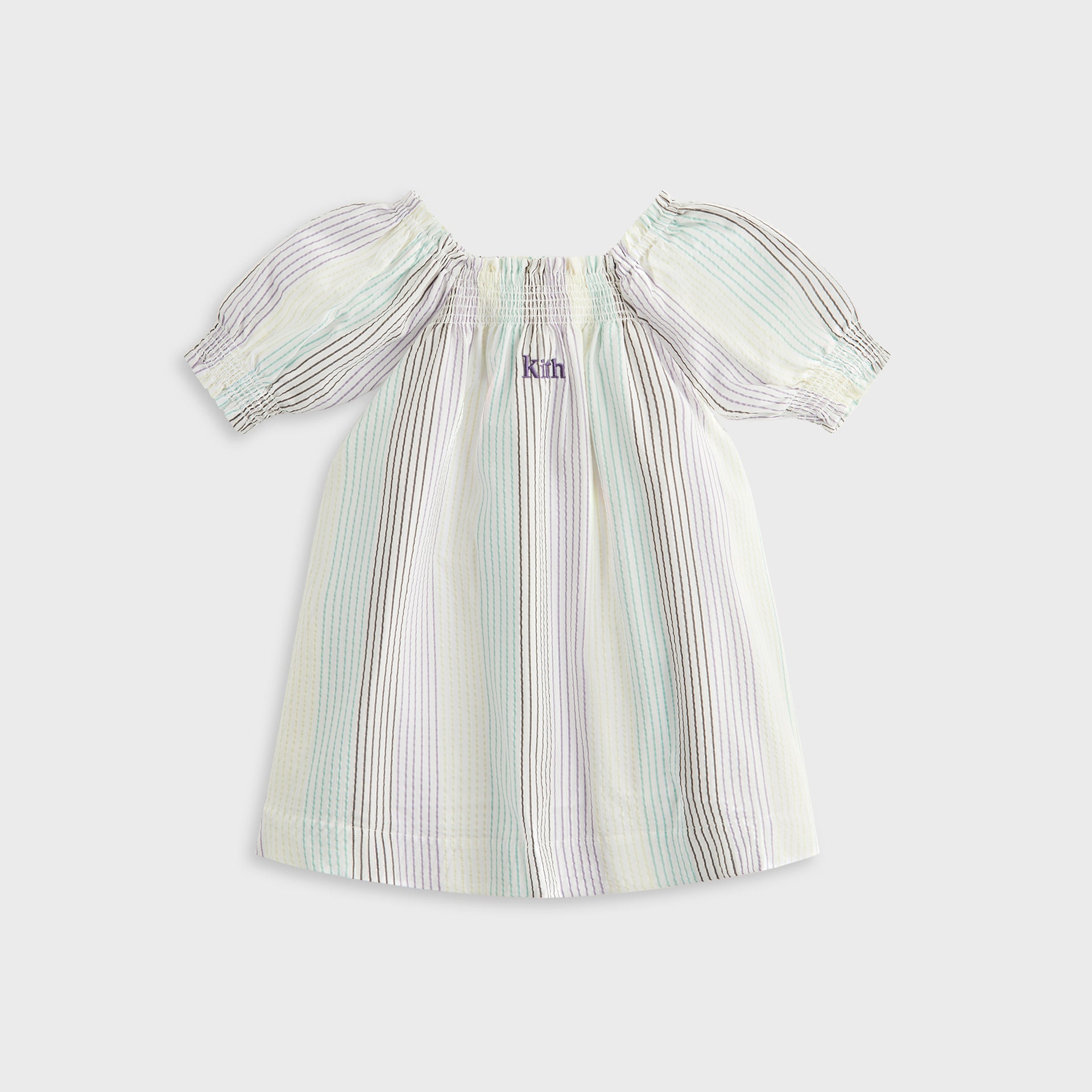 Kith Kids Striped Amina Mini Dress in Mykonos