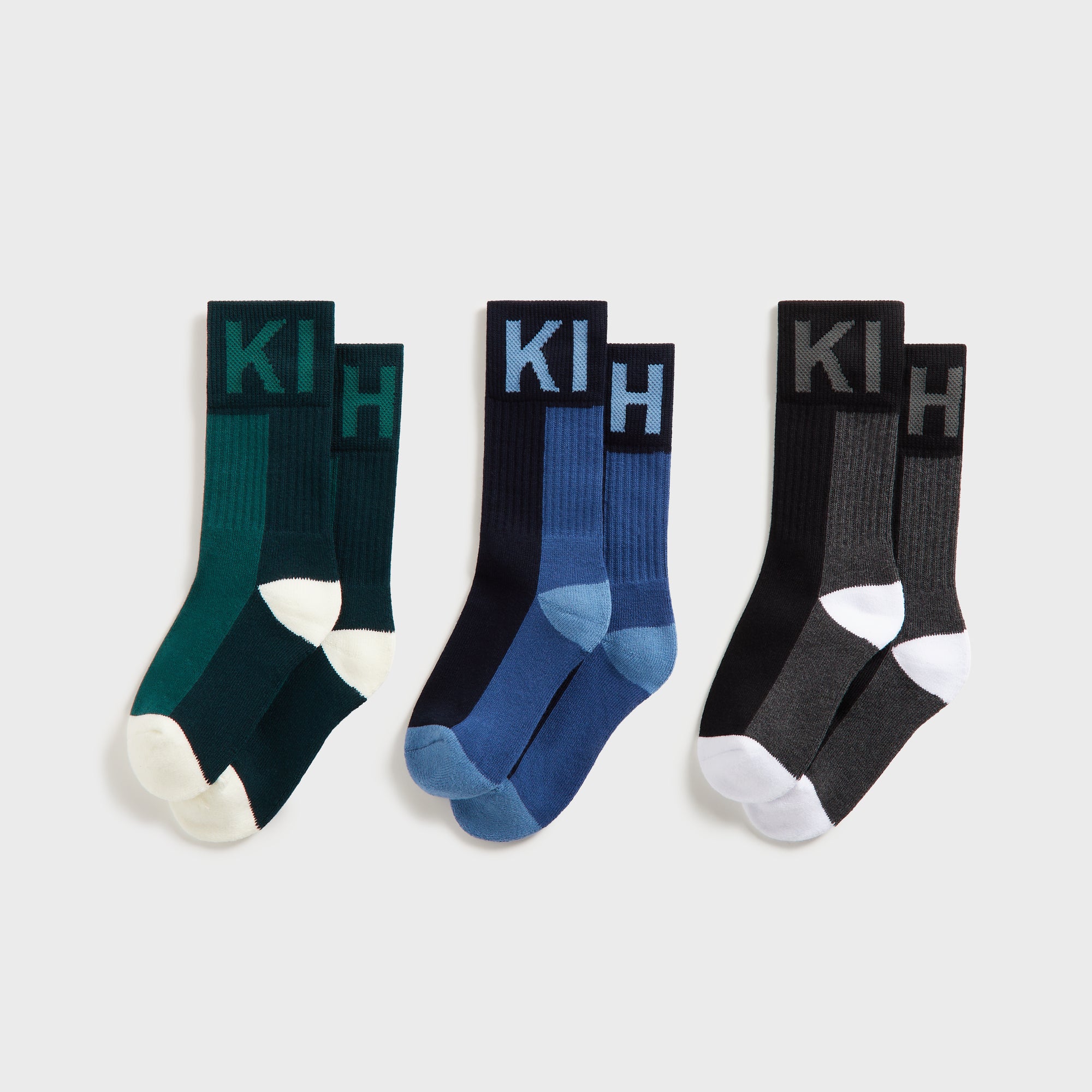 Kith Kids 3-Pack Color-Blocked Socks - Multi