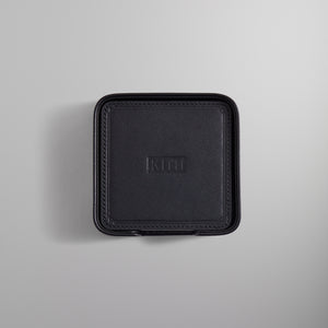 Kith Monogram Leather Coasters - Black