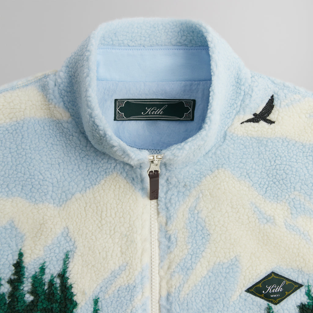 Kith Pinehurst Sherpa Full Zip - Larimar